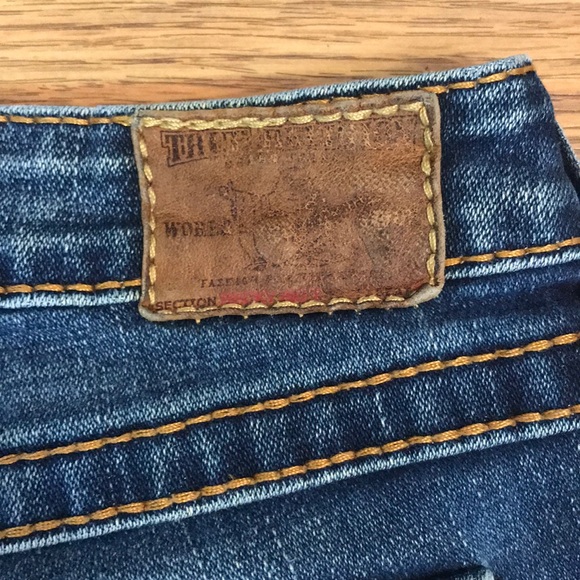 True Religion Jeans Becky Big T Flap 26 TALL - Picture 7 of 8